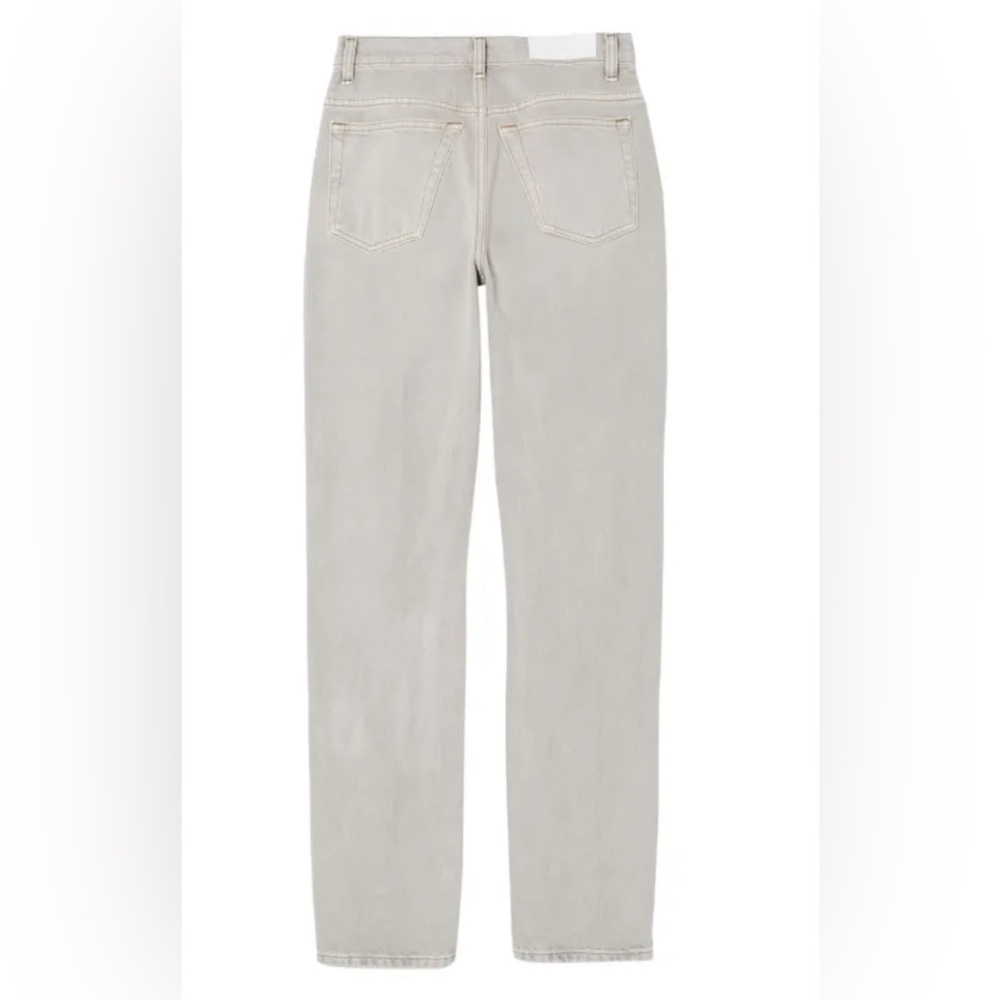 Re/Done Women's High Rise Stovepipe Straight Leg Jeans - Greyish